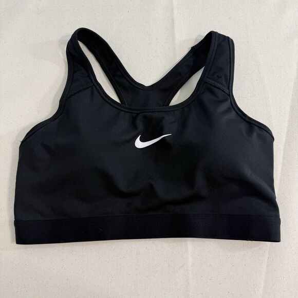 Nike Other - Nike Size Large Women's Classic Logo Dri-fit Sports Yoga Bra Black